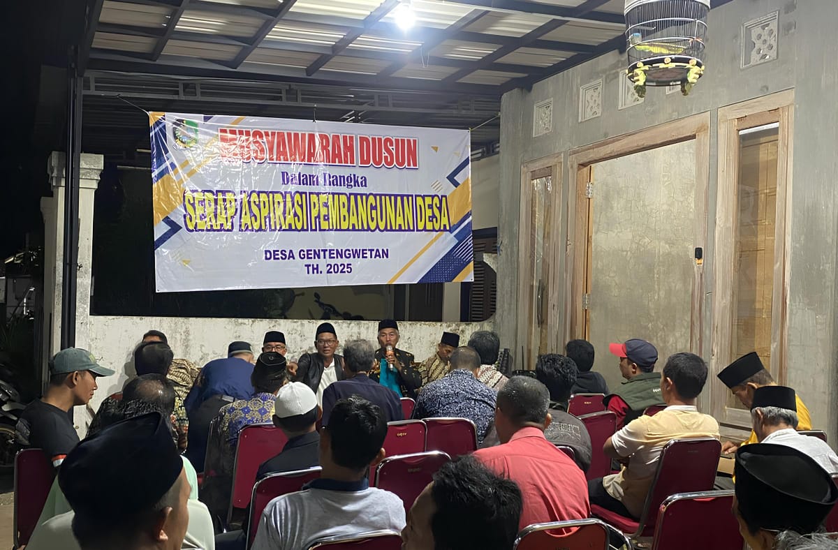 Tampung Aspirasi Warga, BPD Desa Gentengwetan Gelar Jaring Aspirasi