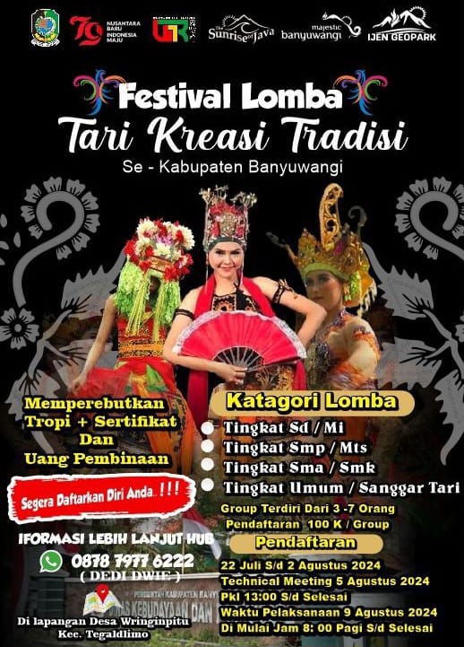 Seni Tari Kreasi Wringinpitu Festival 2024