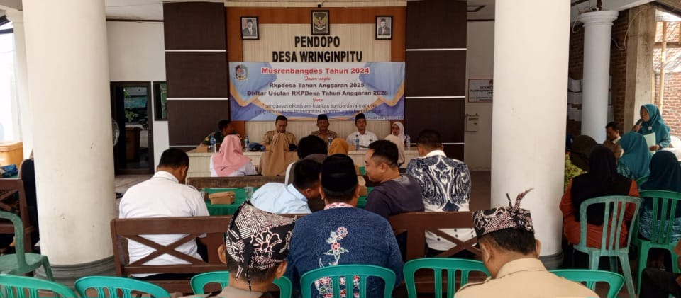 Desa Wringinpitu Gelar Musrenbangdes, Diikuti 93 Peserta