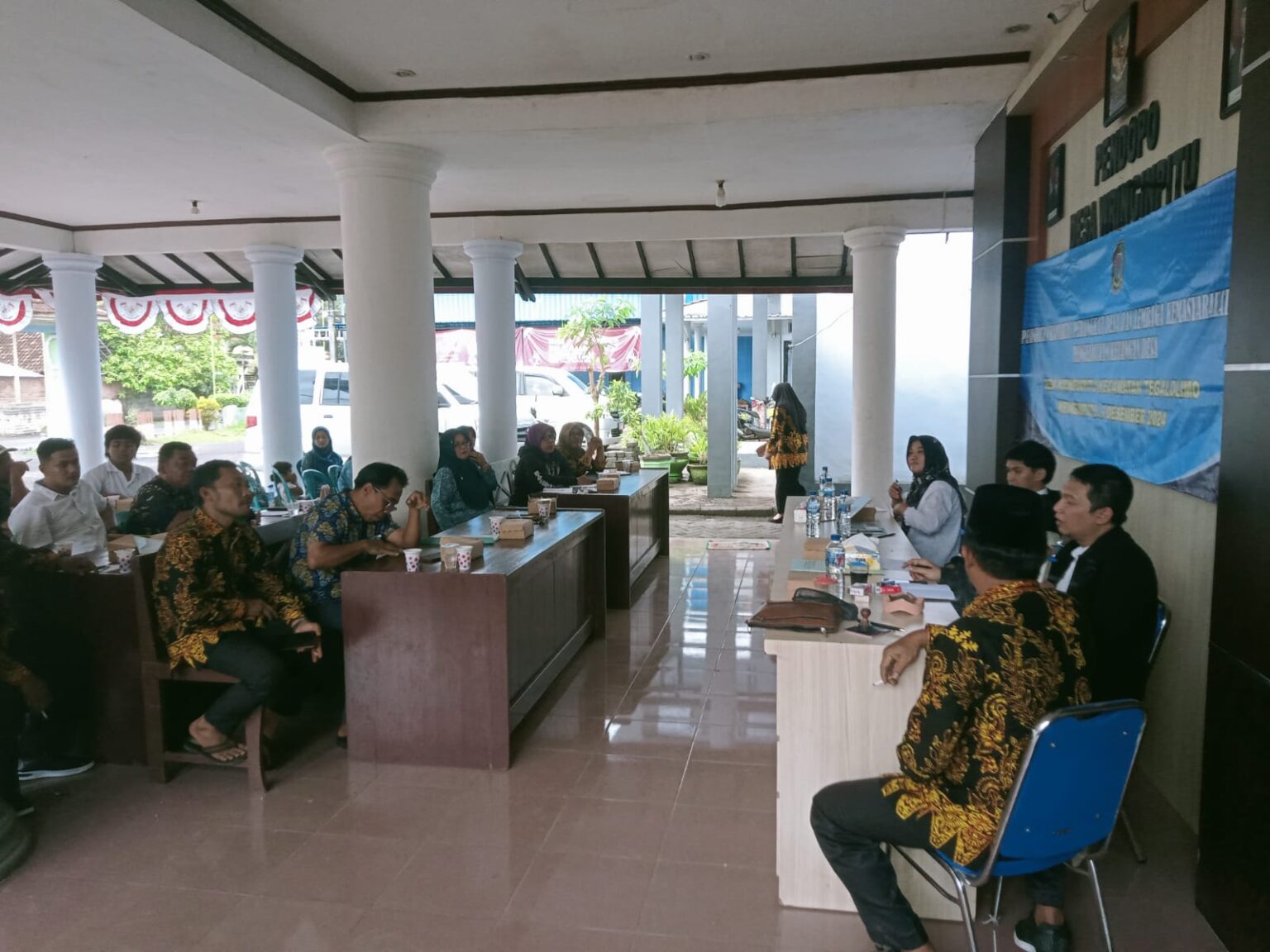 Pengarahan Dari Inspektorat Kabupaten Banyuwangi Terkait Pengelolaan Keuangan Desa Wringinpitu