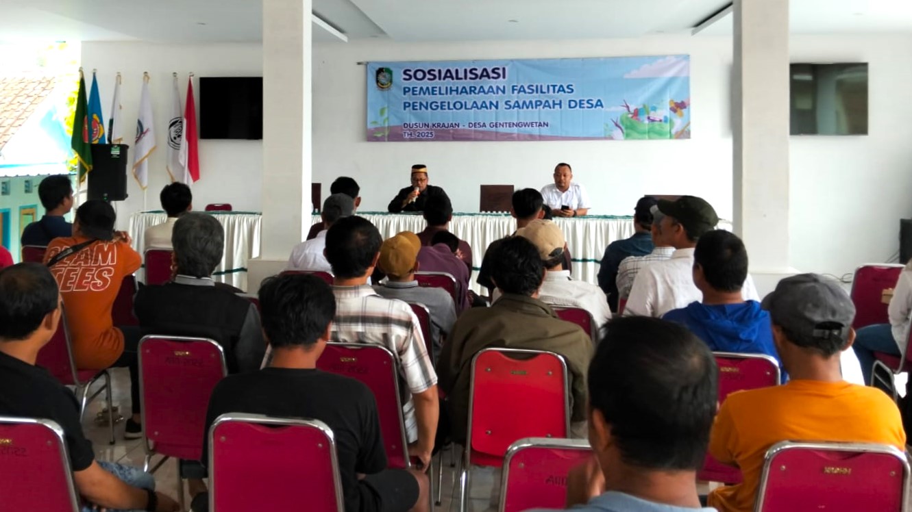 Desa Gentengwetan Gelar Sosialisasi Pengelolaan Sampah