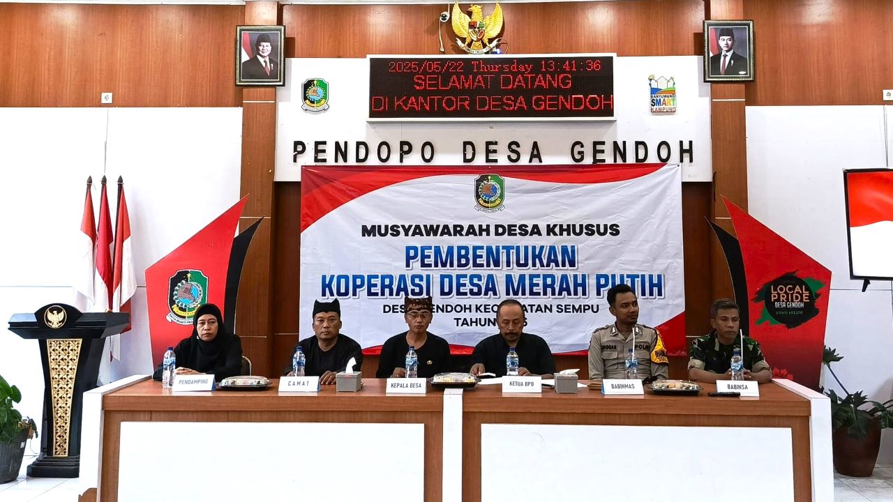 Musdesus pembentukan Koperasi Desa Merah Putih Desa Gendoh Periode Tahun 2025