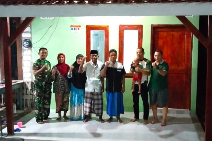 Satgas TMMD 124 Gelar Anjangsana di Malam Terakhir