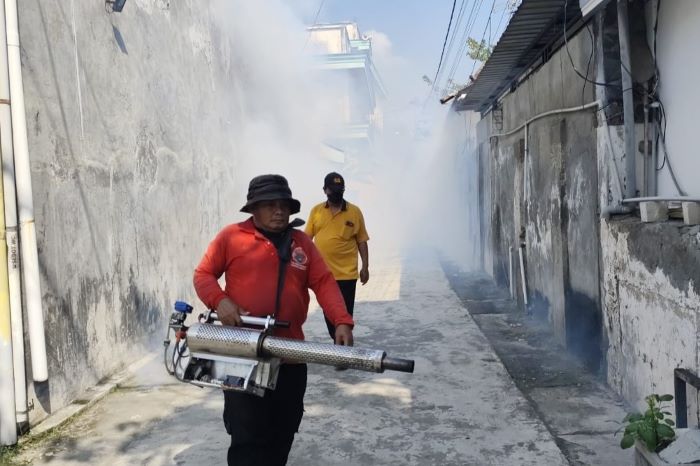 Desa Parengan Gelar Fogging Cegah DBD