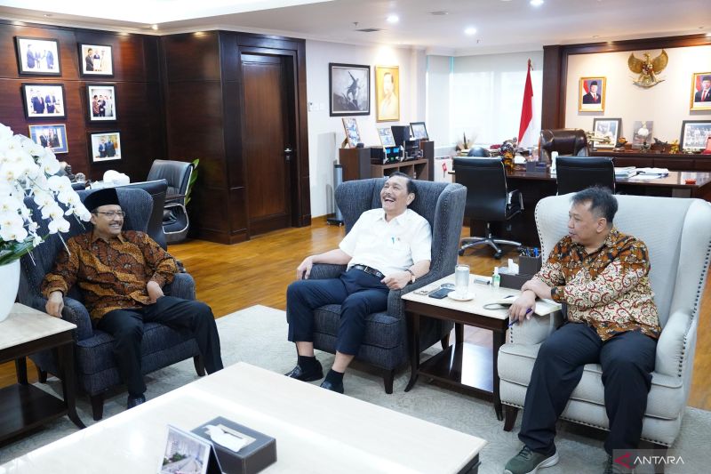 Mensos dan Ketua DEN Matangkan Sistem Digitalisasi Bansos