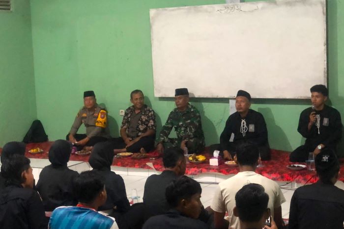 Pj Danramil Sekaran Ajak PSHT Jaga Kondusifitas Jelang Pengesahan Warga Baru