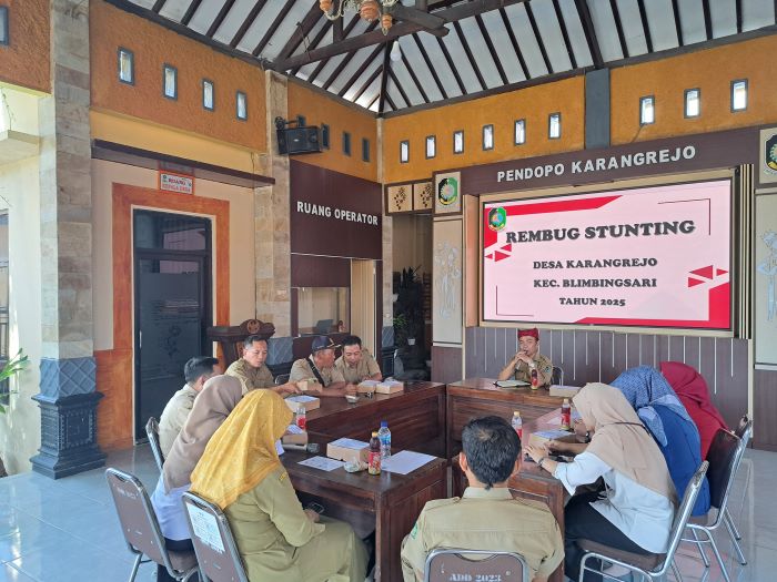 Tangani Masalah Gizi Bersama dalam Rembug Stunting Desa Karangrejo