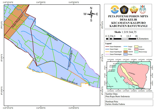 SIGAMPTS: MMD-UB-2025 Petakan Pohon MPTS di Desa Kelir, Dorong Pemanfaatan SDA secara Spasial