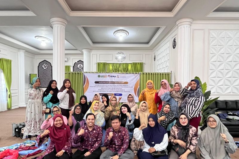 UMPR Berdayakan Komunitas Bunda Sehati Lewat Pengelolaan Kain Perca