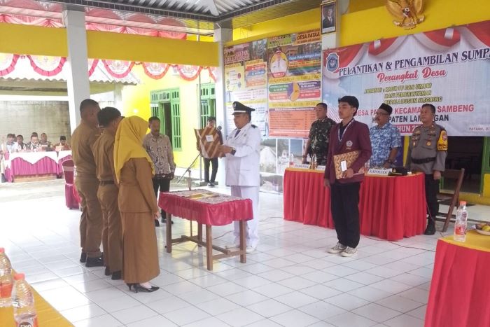 Pelantikan Perangkat Desa Pataan: Amanah dan Dedikasi