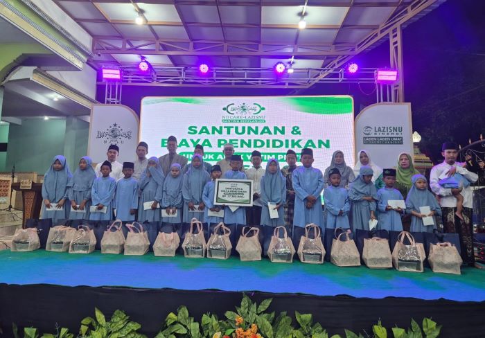 Lazisnu Ranting Benelanlor Gelar Acara Santunan Yatim Piatu