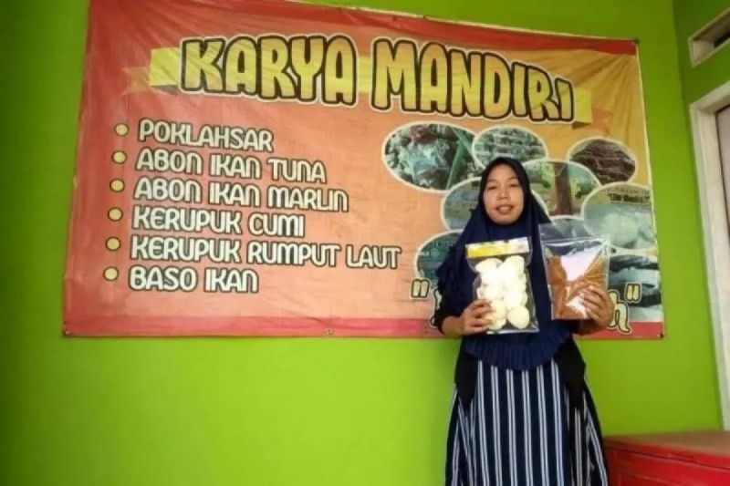 Pangan Olahan Ikan Tangkap di Lebak Tembus Pasar Lokal