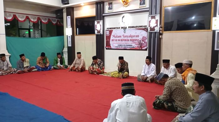 Malam Tasyakuran HUT RI ke-80, Pendarungan Penuh Syukur & Doa!