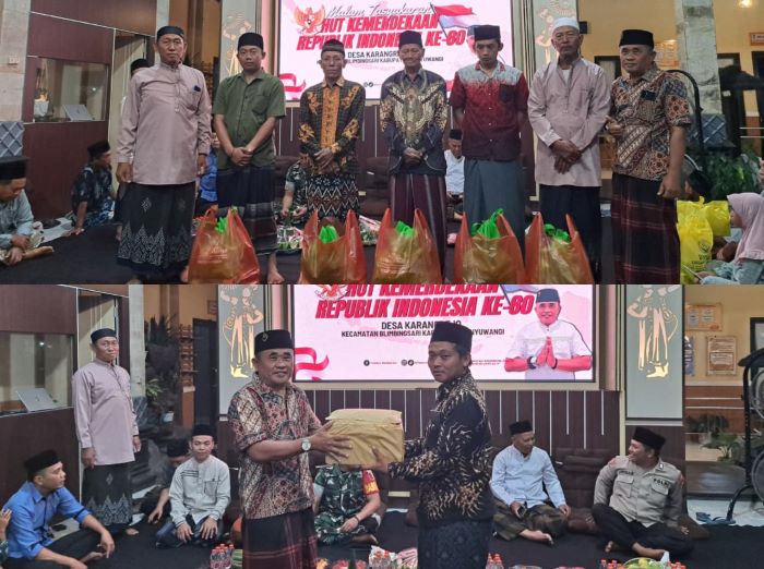 Tasyakuran Malam HUT Kemerdekaan Republik Indonesia (RI) Ke-80 di Desa Karangrejo