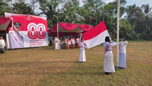 Peringatan HUT ke-80 RI, Kades Tambong: Momentum Bangun Desa Tambong Lebih Maju