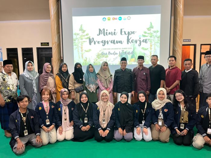 Kades Benelanlor Hadiri Penarikan Mahasiswa KKN Universitas Jember