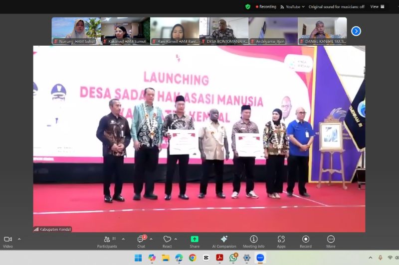 Dua Desa di Sulsel Dinobatkan sebagai Desa Sadar HAM