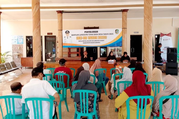 Pemdes Benelanlor Salurkan BLT-DD Triwulanan Ketiga Tahun 2025