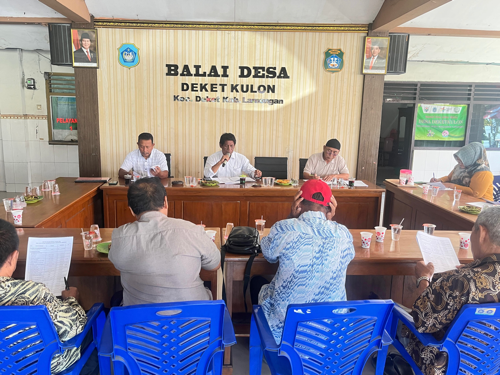 Rapat Tim Penyusun RKPDes Desa Deketkulon Fokus Bahas Usulan Kegiatan Tahun 2026