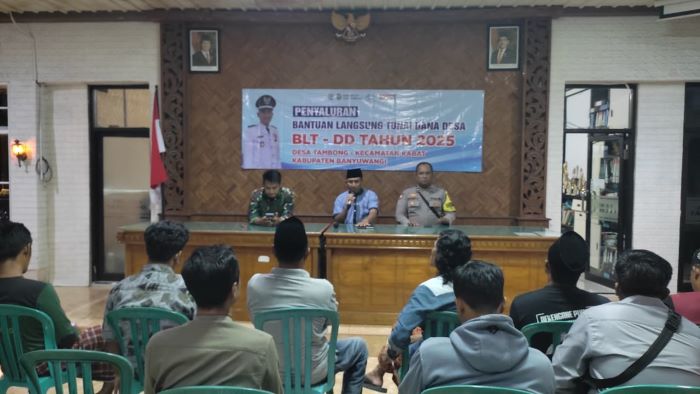 Insentif Satlinmas dan Gesah Bareng Tiga Pilar: Wujud Komitmen Pemdes Tambong Jaga Keamanan