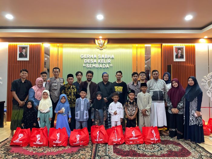 Santunan Anak Yatim, Pemdes Kelir Bersama Karang Taruna Sembada Tutup Rangkaian HUT RI ke-80