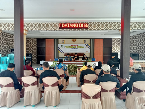 Musdes Perubahan APBDes Tahun 2025: Percepatan Jalannya Program Pembangunan Desa Sukonatar
