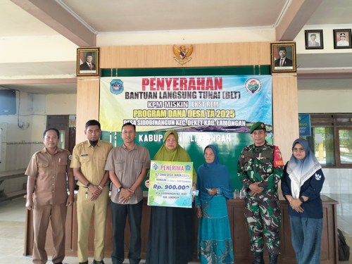 Pemdes Sidobinangun Kembali Salurkan BLT Dana Desa Triwulan III
