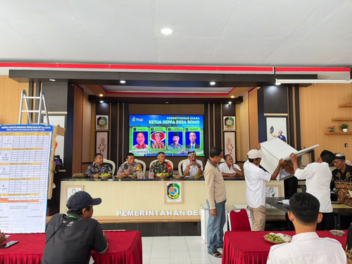 Pemilihan Ketua HIPPA Desa Bomo Kecamatan Blimbingsari Periode 2025-2029
