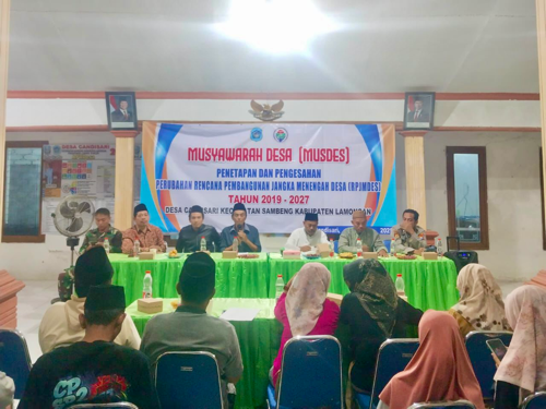 Pemdes Candisari Gelar Musdes Penetapan dan Pengesahan RPJMDes Tambahan Dua Tahun