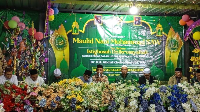 Kades Suhardi Hadiri Peringatan Maulid Nabi Muhammad SAW di Masjid Al Falah Lidzakirin