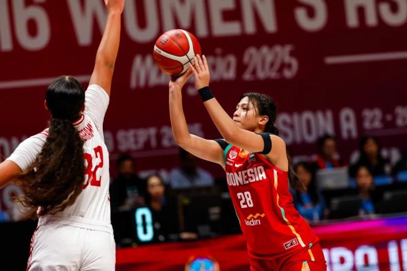 Indonesia Bbidik Kemenangan vs Malaysia di FIBA U-16 Women’s Asia Cup