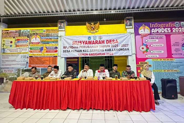 Musdes Pataan Bahas RJPMDes, untuk Pembangunan Skala Prioritas
