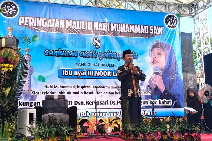 Pengajian Akbar Maulid Nabi Muhammad SAW di Dusun Kertosari Desa Pendarungan