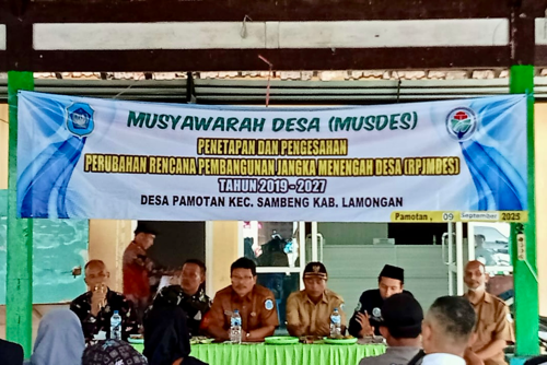 Desa Pamotan Tetapkan Perubahan RPJMDes untuk Pembangunan yang Lebih Adaptif