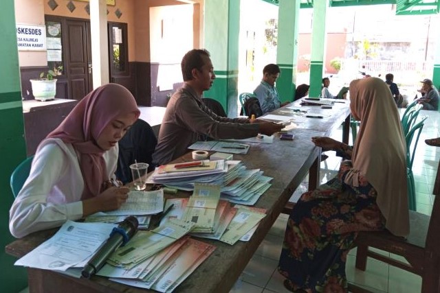KPM se-Desa Kalirejo Menerima Penyaluran Rekening BPNT dari Pemerintah Pusat