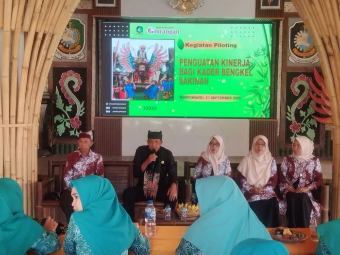 TP PKK Kabupaten Banyuwangi Gelar Gelari Pelangi di Desa Gintangan