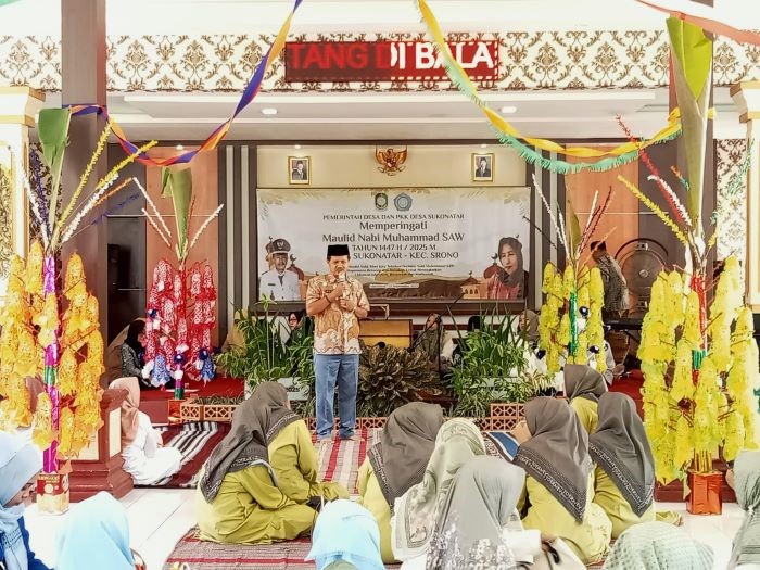 Pemerintah Desa Sukonatar Gelar Kegiatan Peringatan Maulid Nabi Muhammad SAW