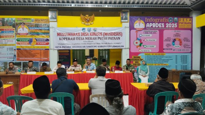 Musdesus Koperasi Desa Merah Putih Pataan Digelar, Fokus Kemandirian Ekonomi Warga