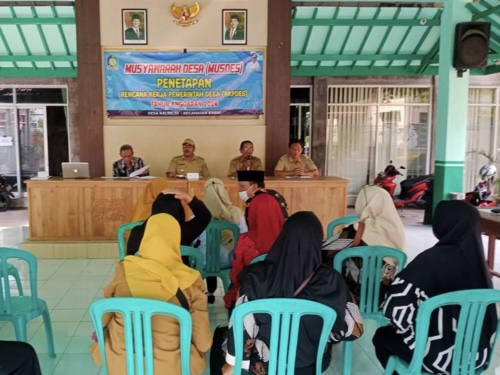 Musdes Penetapan RKPDes Tahun Anggaran 2026 Desa Kalirejo