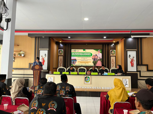 Sepakati RKPDes T.A 2026 dan DU RKPDes Tahun 2027, Pemdes Bomo Gelar Musrenbangdes