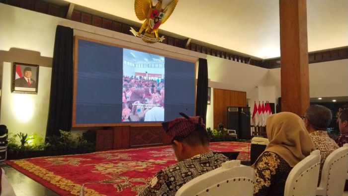Kades Suhardi Hadiri Rapat Koordinasi bersama Menteri Sosial RI di Banyuwangi