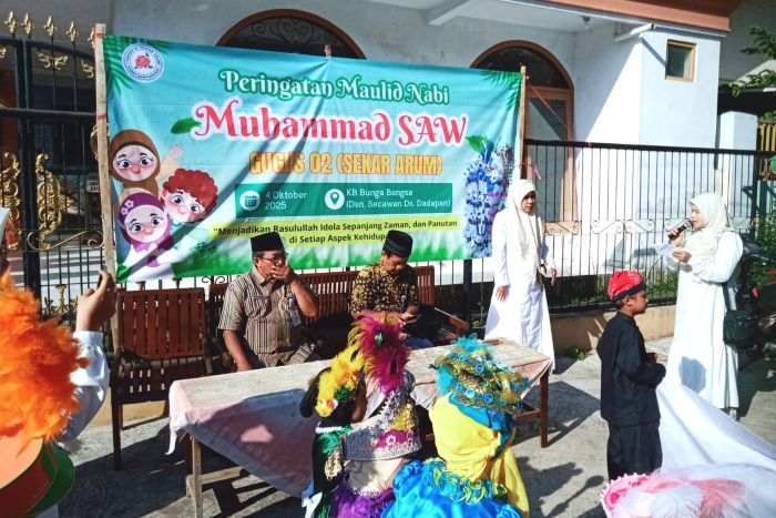 Gugus 2 Sekar Arum Desa Dadapan Gelar Peringatan Maulid Nabi Muhammad SAW