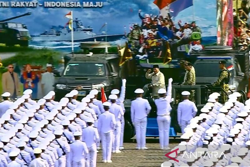 HUT Ke-80 TNI, Presiden Prabowo: Terima Kasih atas Pengabdianmu