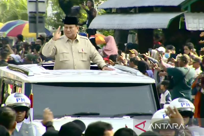Presiden Prabowo Pimpin Upacara Peringatan HUT ke-80 TNI di Monas