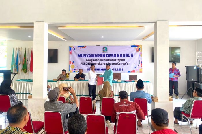 Pemerintah Desa Genteng Wetan Gelar Musdesus Pengesahan dan Penetapan Pemekaran Dusun Cangaan