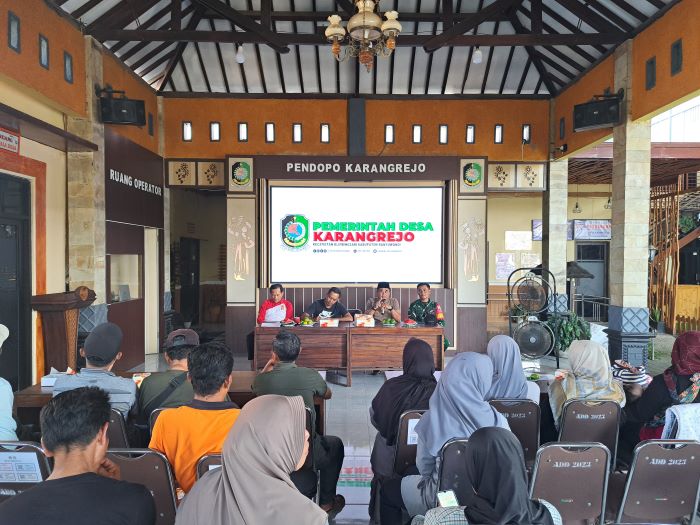 Rakor Pembentukan Panitia Persiapan Acara Hari Jadi Desa Karangrejo ke 25 Tahun