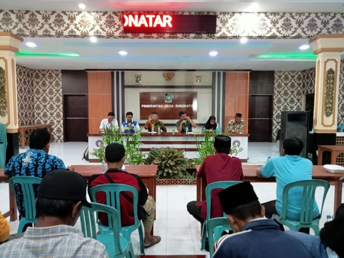 Kablok Desa dan HIPPA Sumber Mulyo Desa Sukonatar Mengikuti Sosialisasi P3TGAI