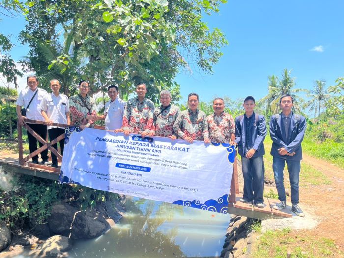 Poliwangi Bangun Jembatan Green Material di Wisata Ider Galengan Tambong untuk Wujudkan Wisata Berkelanjutan