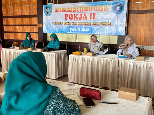 "Sosialisasi Gelari Pelangi Pokja II" di Desa Pakel: Tingkatkan Kualitas Pendidikan dan Pengelolaan Ekonomi Keluarga