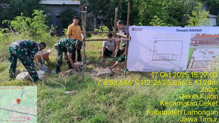 Groundbreaking Pembangunan 80.000 Gerai Koperasi Desa Kelurahan Merah Putih Desa Deketkulon
